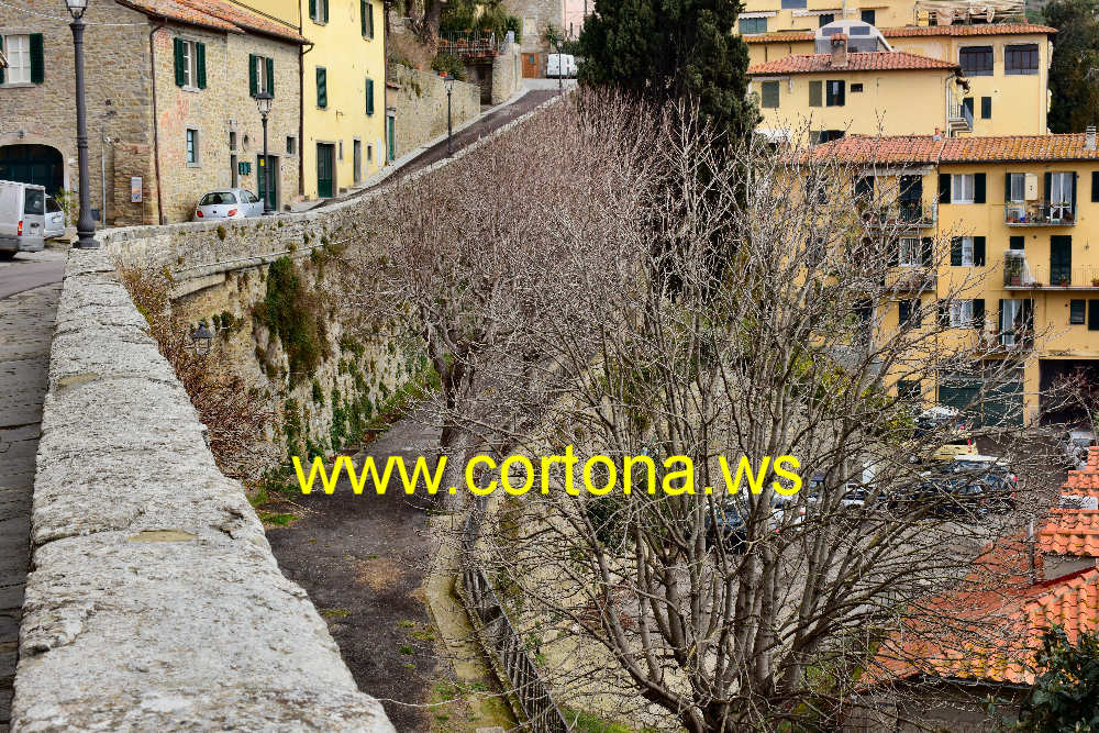 Le mura di Cortona