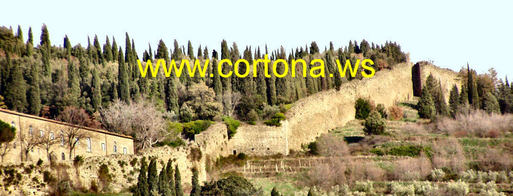 Le mura di Cortona